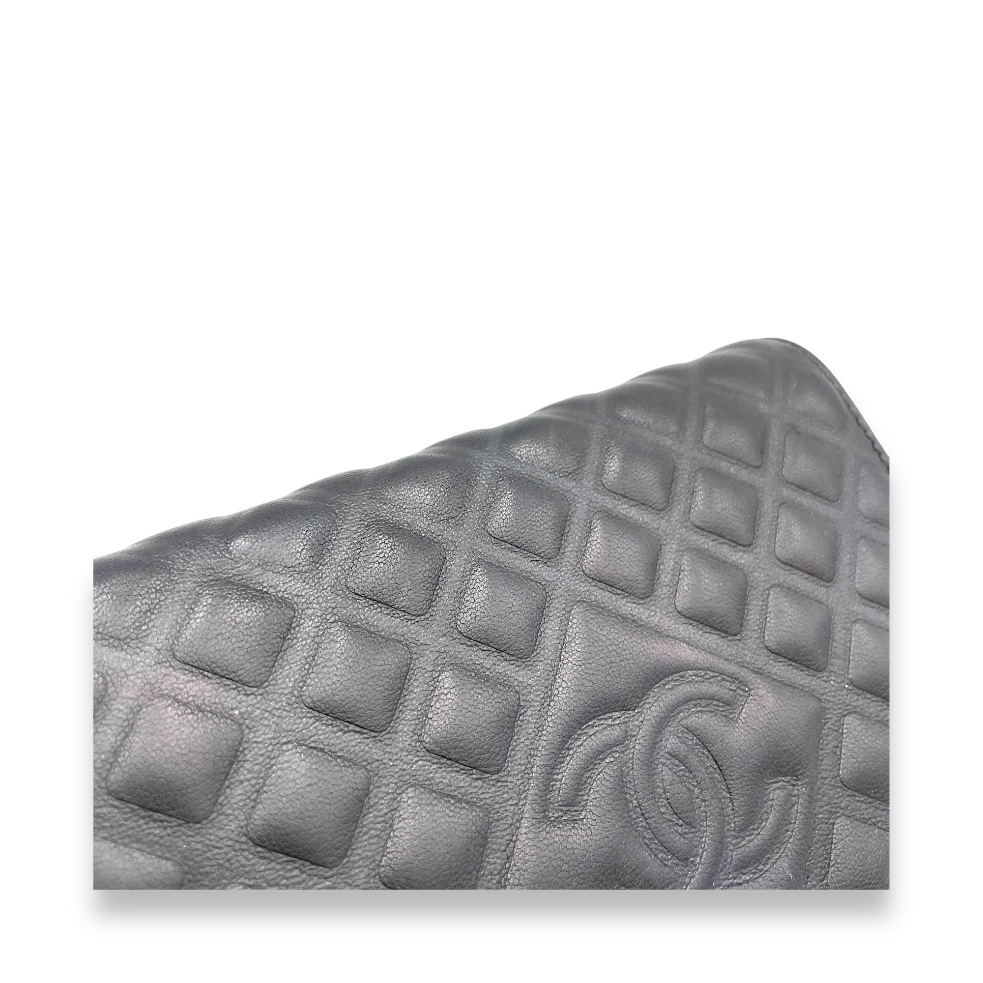 CC Black Wallet On Chain in Lambskin, Silver hardware - Image 7