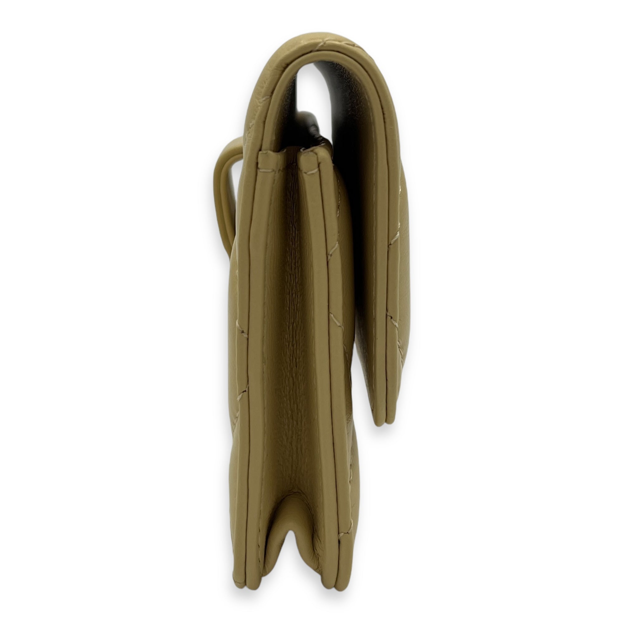 Classic Belt Bag Yellow in Lambskin, Gold hardware - Image 4