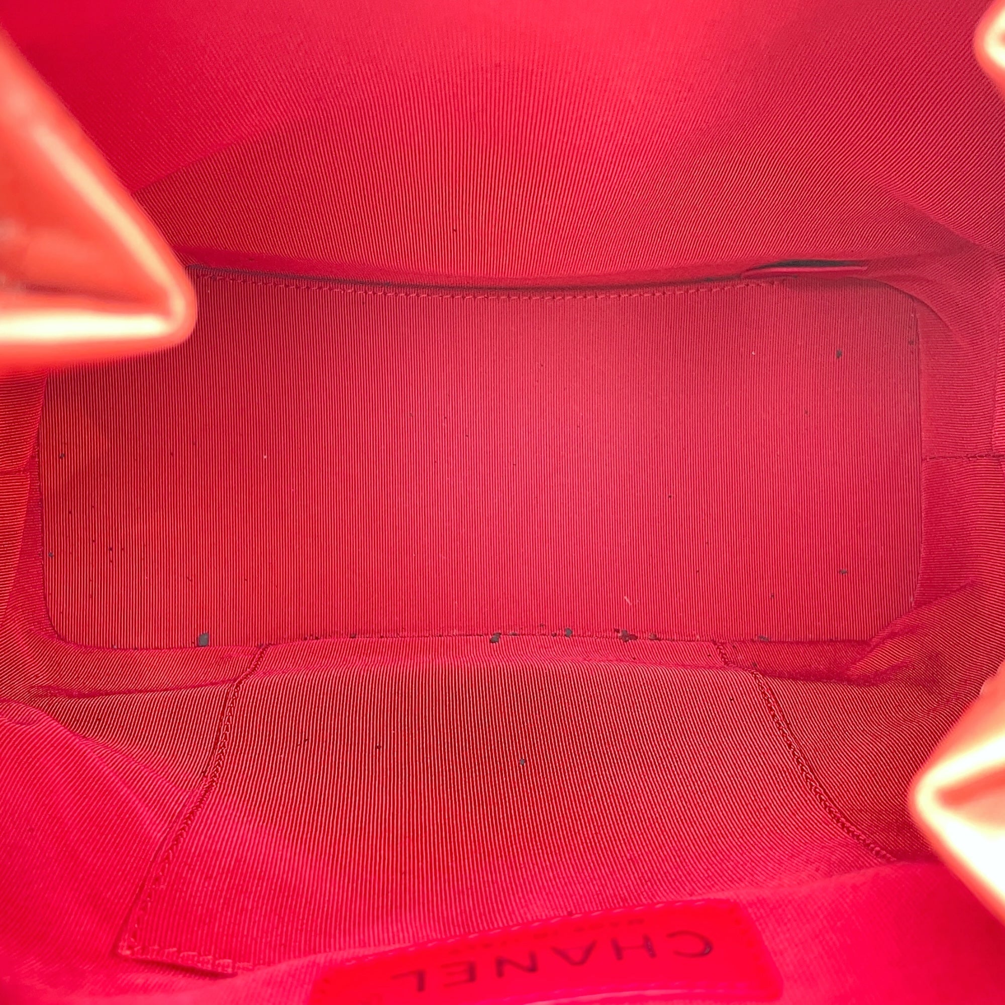 Gabrielle Raspberry Backpack in Calfskin, Gold/Ruthenium/Silver hardware - Image 13