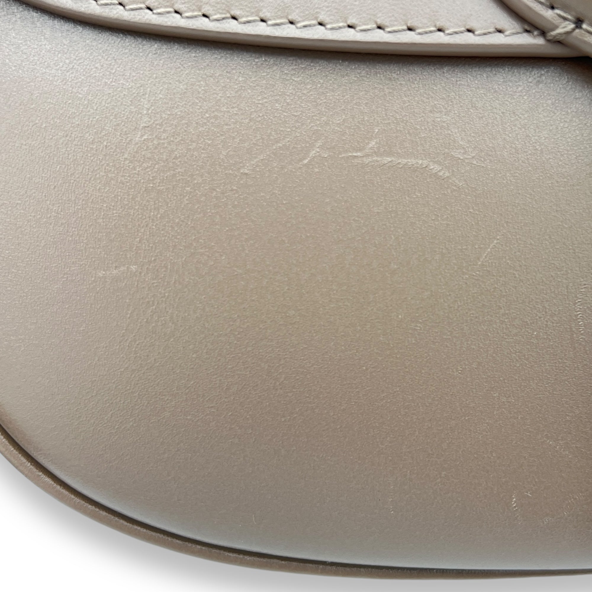 Bobby Crossbody Bag Brown in Calfskin, Gold hardware - Image 8