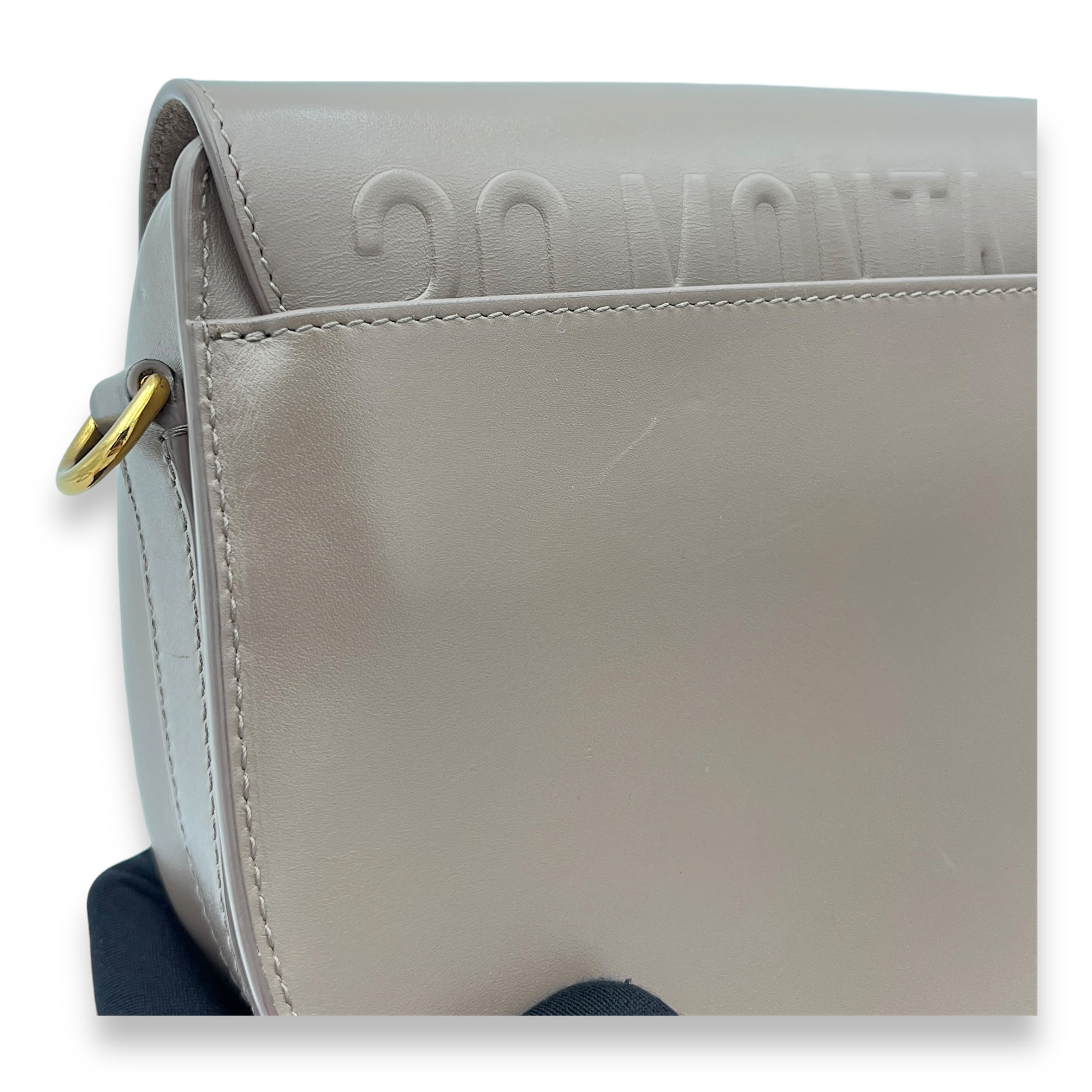 Bobby Crossbody Bag Brown in Calfskin, Gold hardware - Image 10