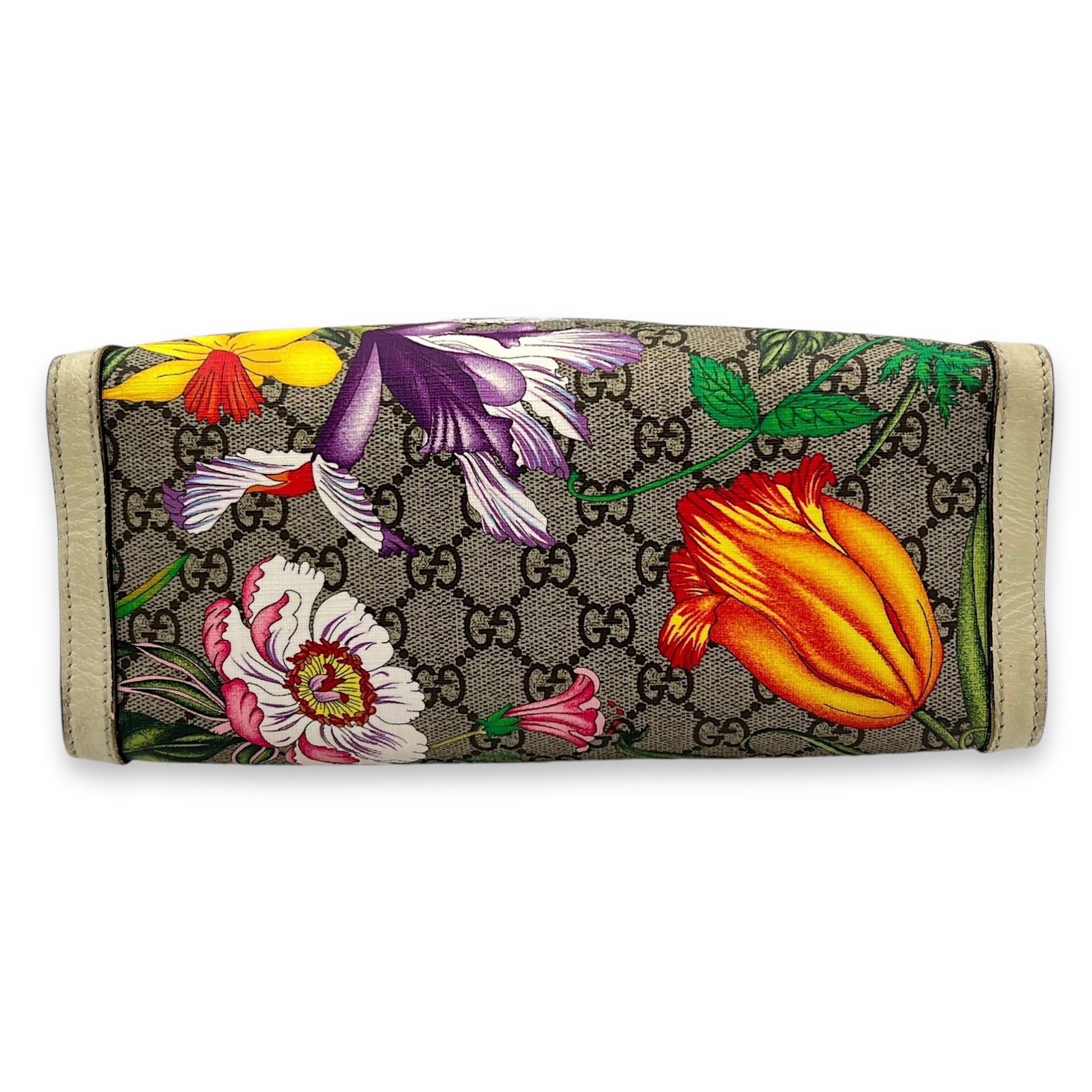 GG Supreme Top Handle Bag Small Beige in Canvas, Gold hardware - Image 6