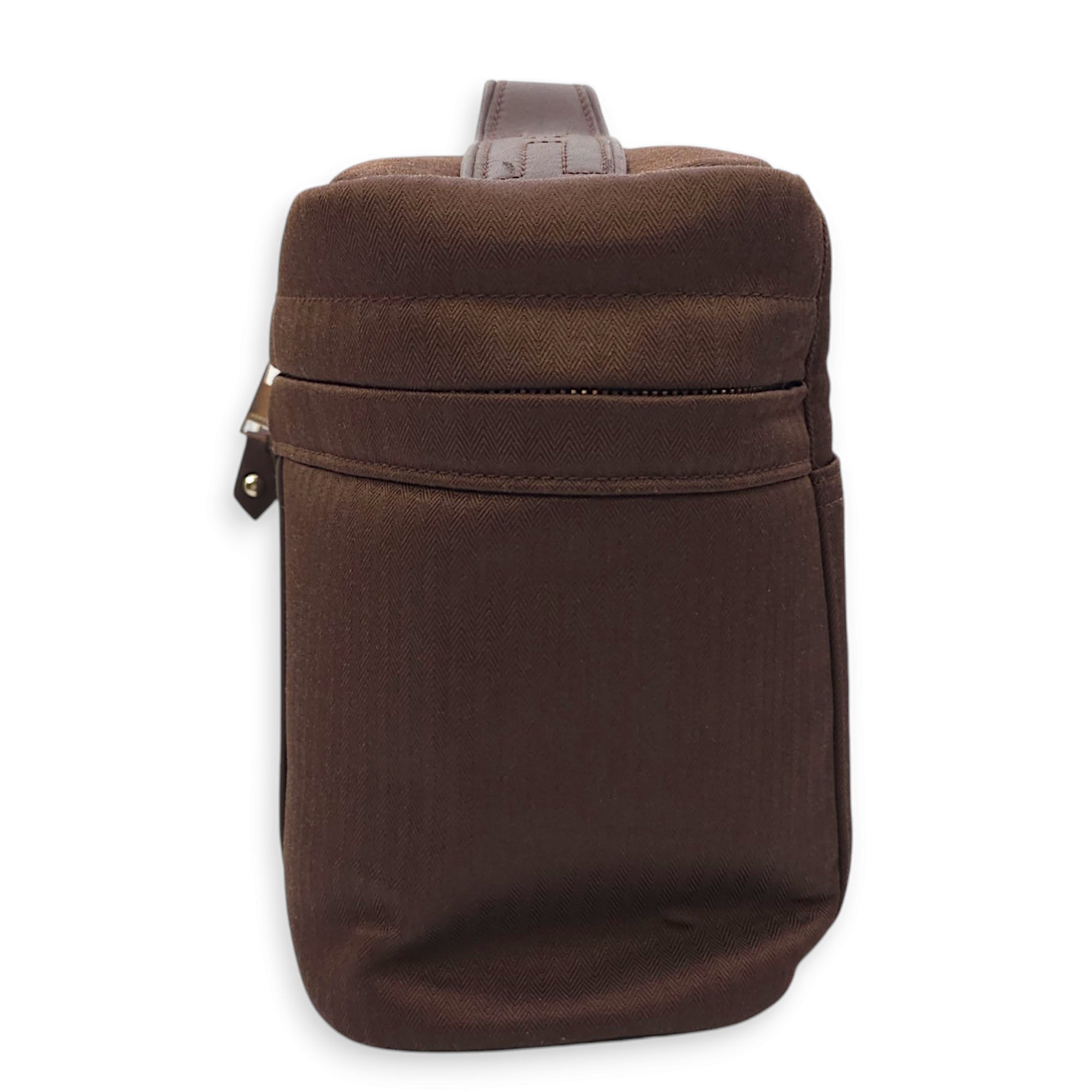 Acapulco Vanity Chocolate in Toile, Palladium hardware - Image 8