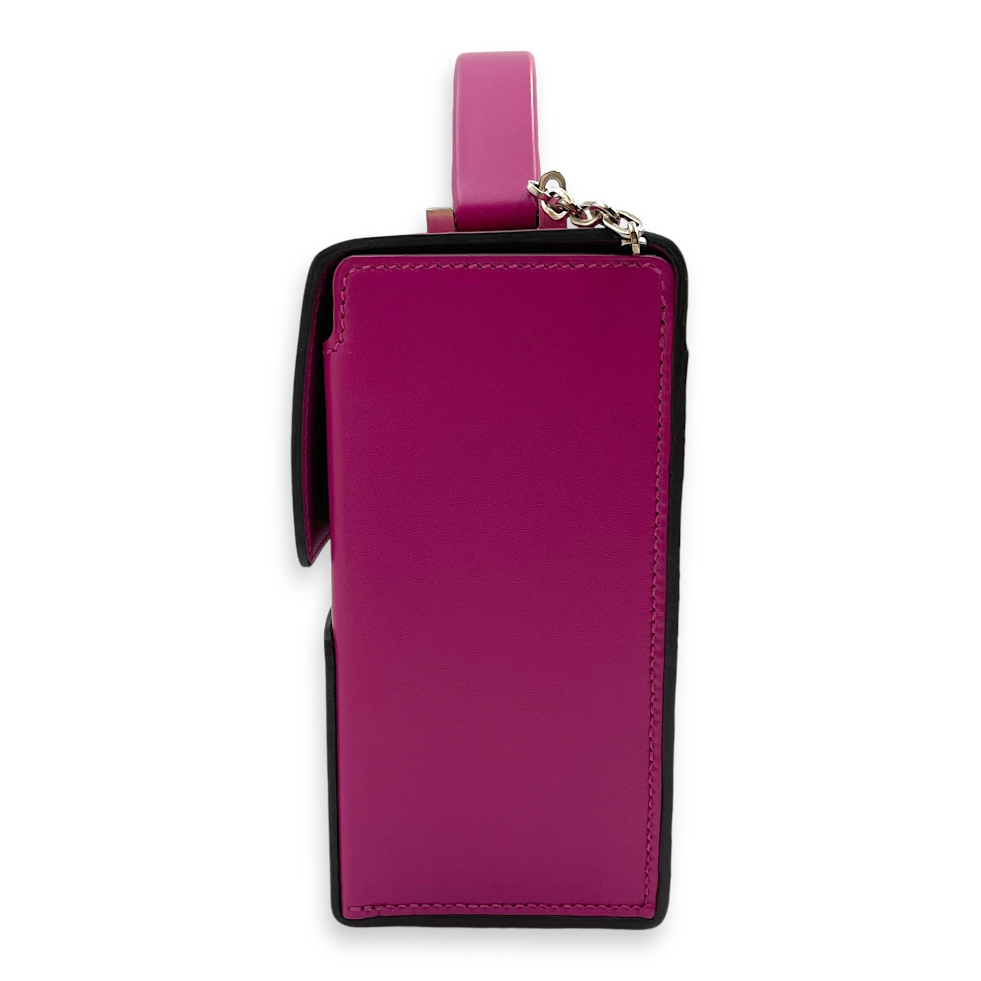 Cinhetic Box Rose Pourpre in Tadelakt, Permabrass & Palladium hardware - Image 5