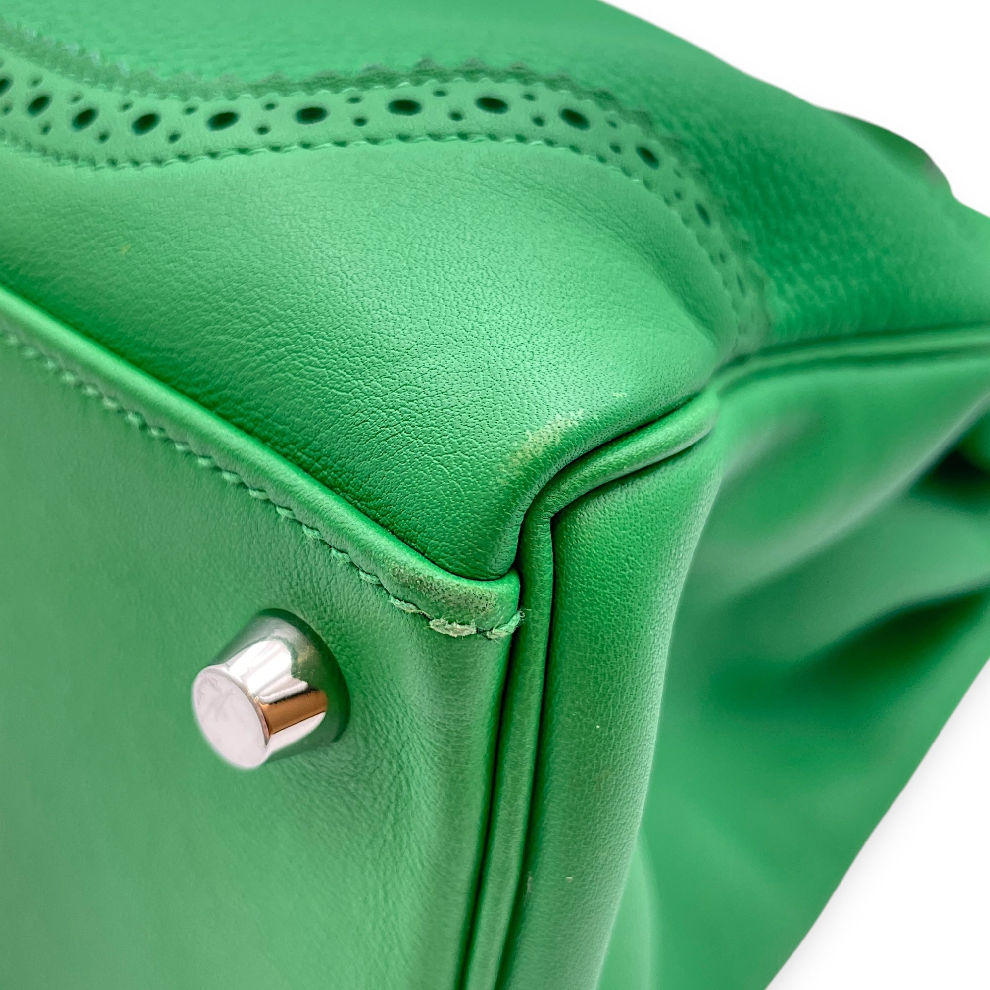 Ghillies Kelly 35 Bamboo in Togo, Palladium hardware - Image 9