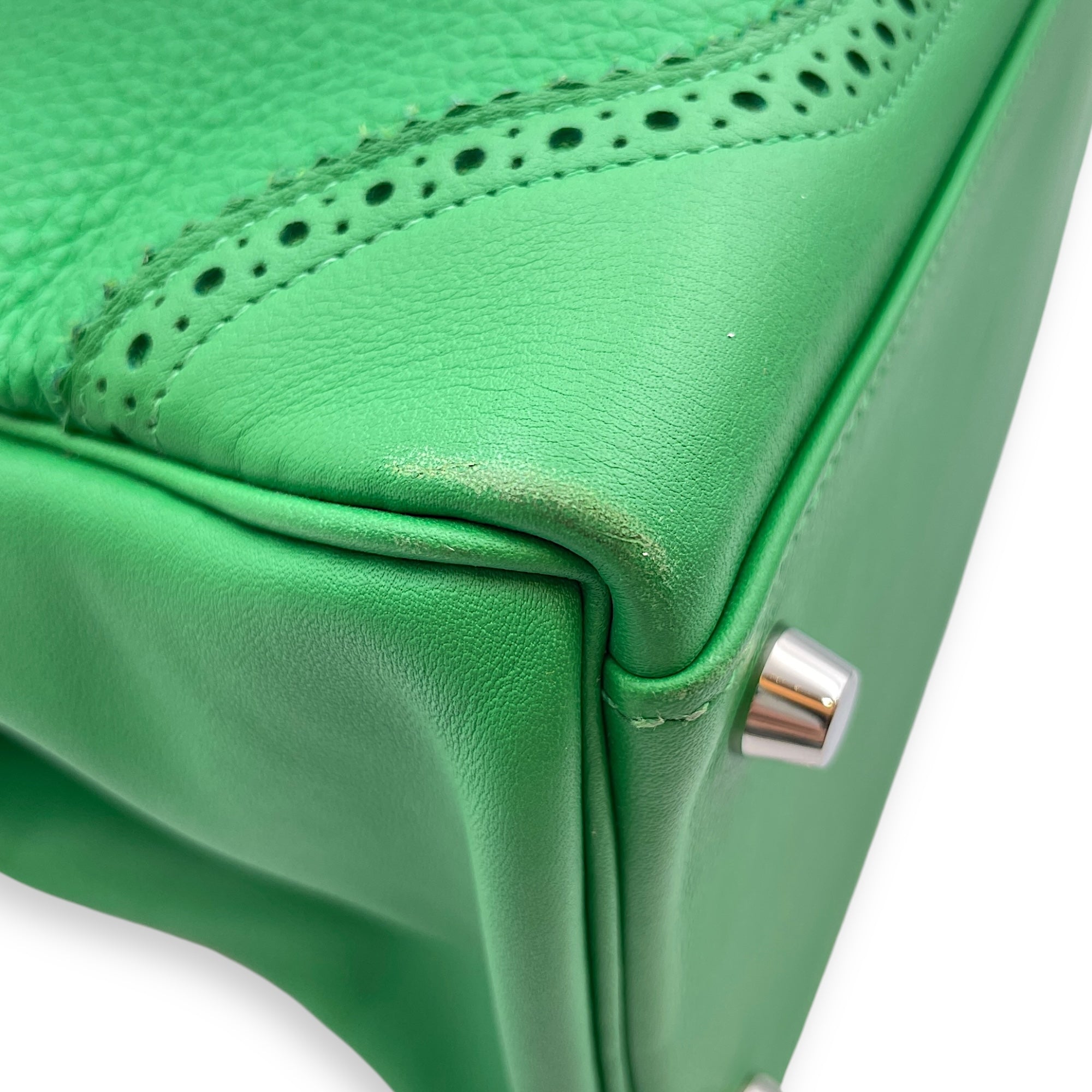 Ghillies Kelly 35 Bamboo in Togo, Palladium hardware - Image 10