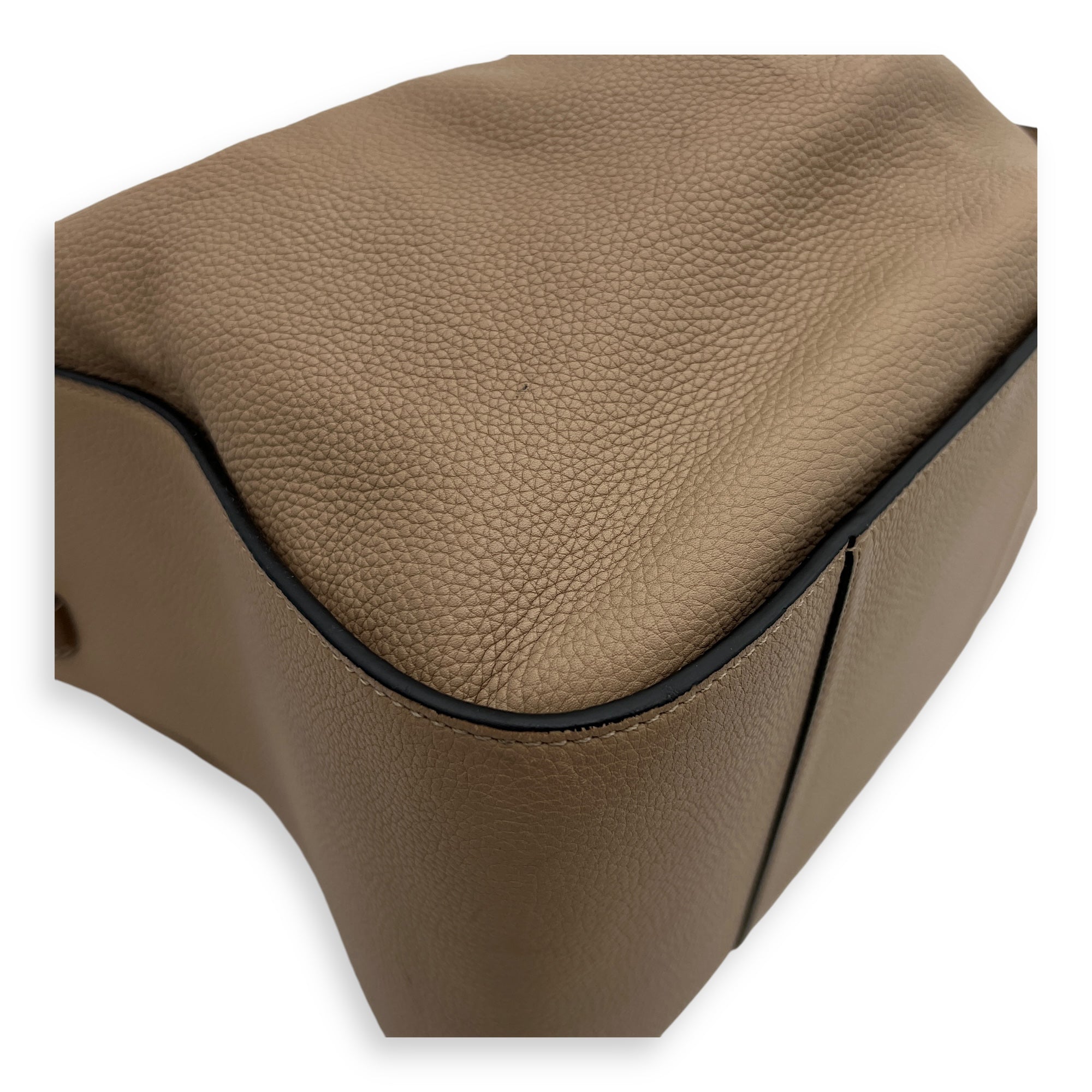 Hammock Small Brown Top Handle Bag in Calfskin, Gold hardware - Image 16