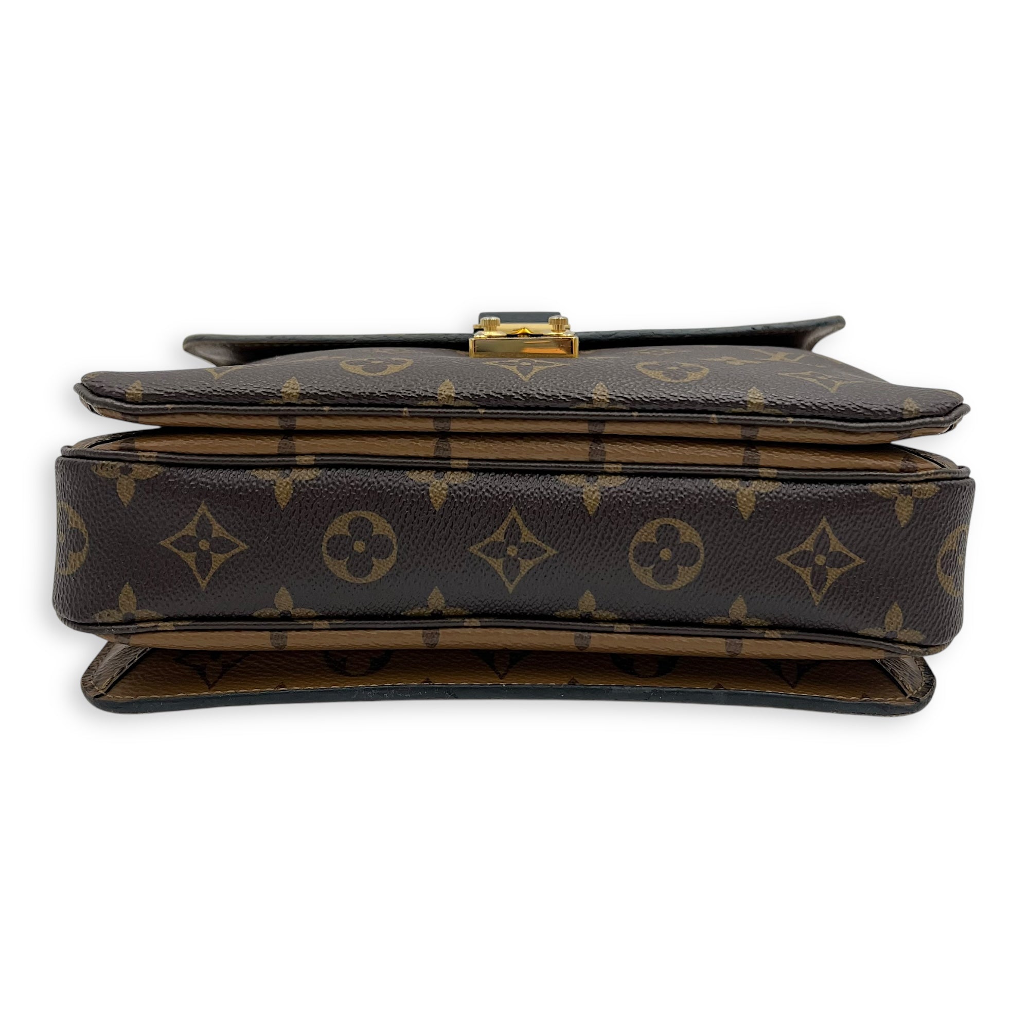 Metis Crossbody Bag Brown in Monogram Coated Canvas, Gold hardware - Image 4