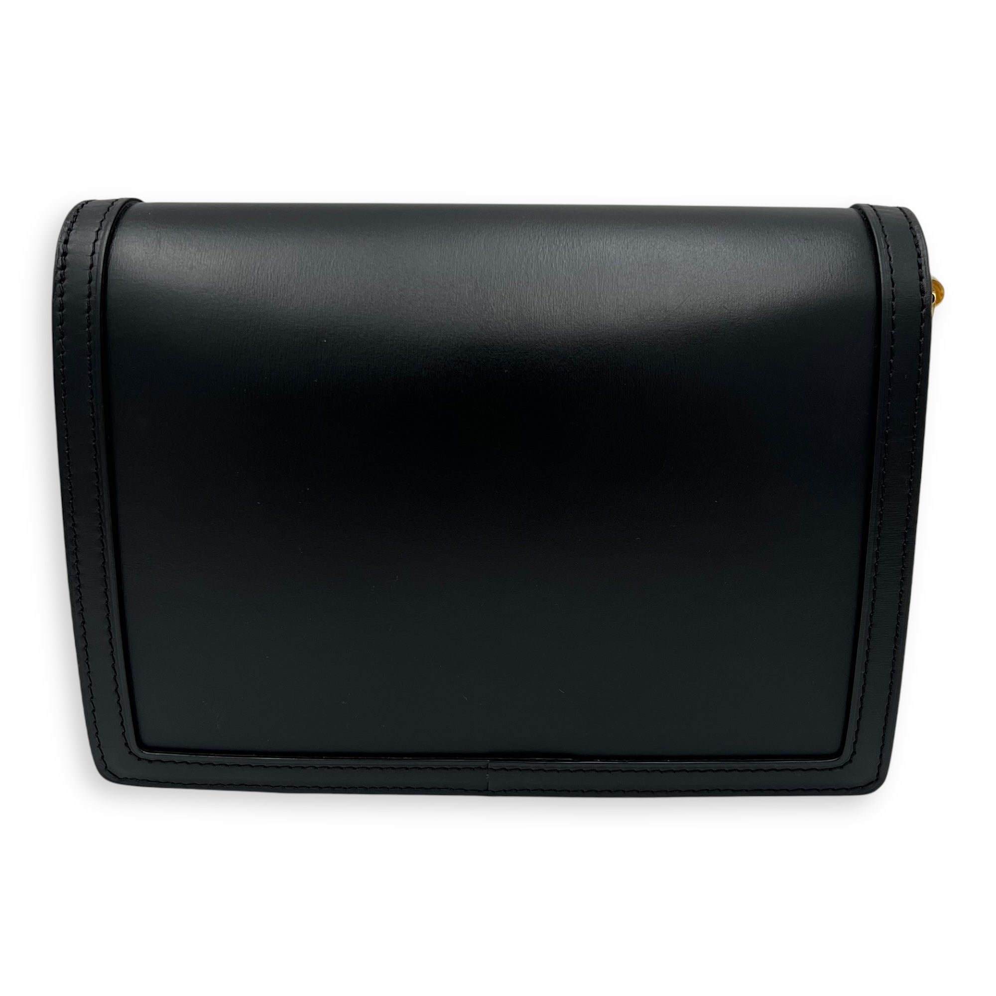 Dauphine MM Shoulder bag in Calfskin, Gold Hardware - Image 3