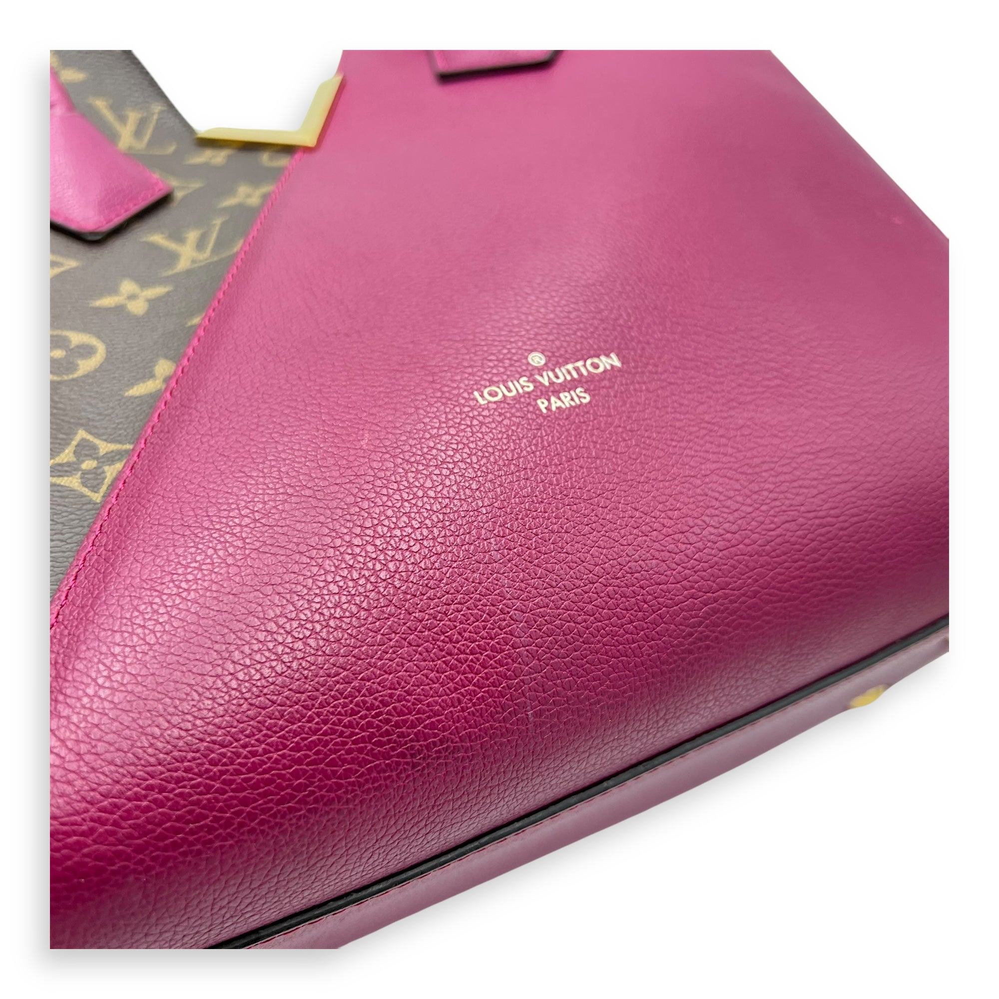 Kimono Top Handle Bag MM Brown in Monogram Coated Canvas, Gold hardware - Image 8