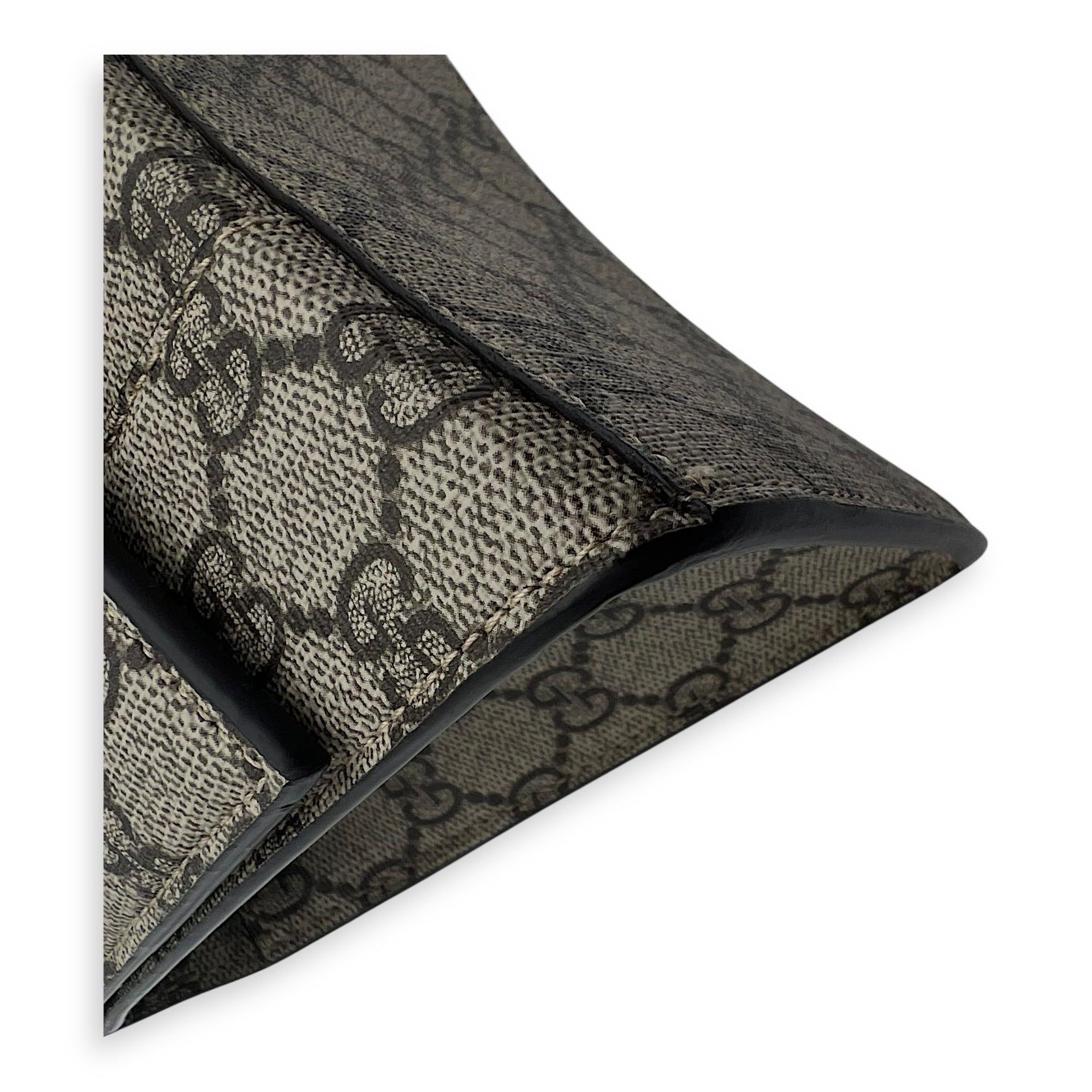 x Balenciaga Hourglass GG Supreme Brown Top Handle Bag in Monogram Coated Canvas, Gold hardware - Image 10