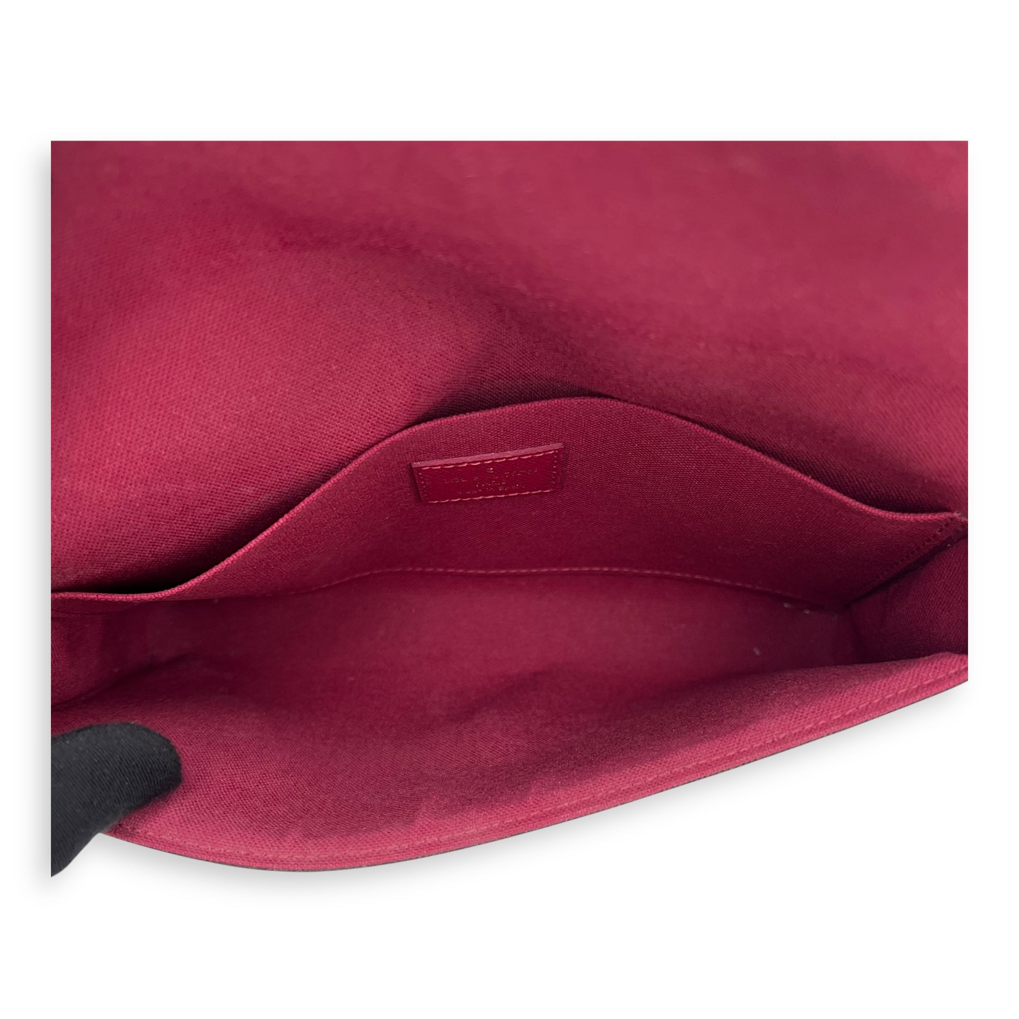 Felicie Crossbody Bag Brown in Monogram Coated Canvas, Gold hardware - Image 7