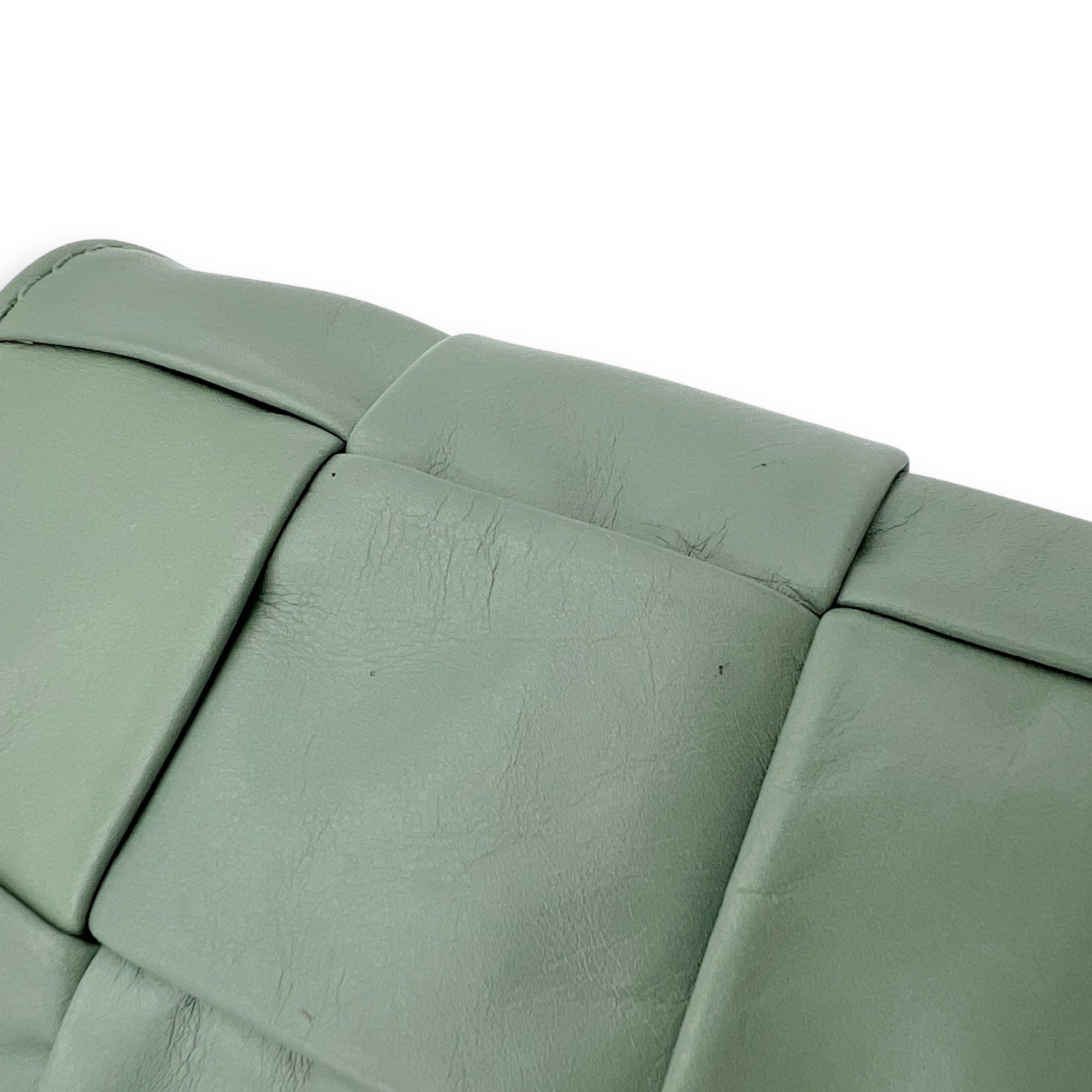 Cassette Crossbody Bag Green in Calfskin - Image 12