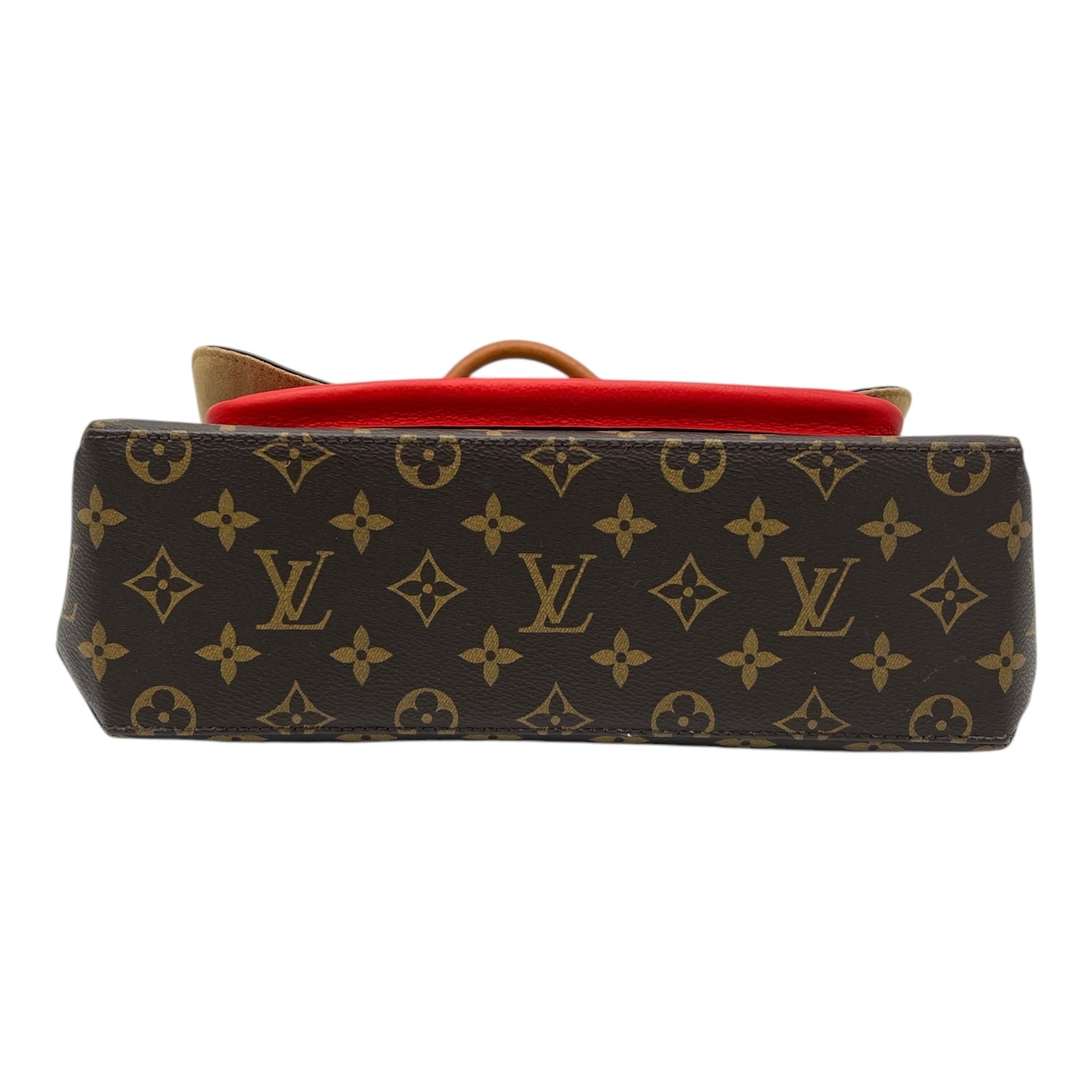 Marignan Top Handle Bag Brown in Monogram Coated Canvas, Gold hardware - Image 6