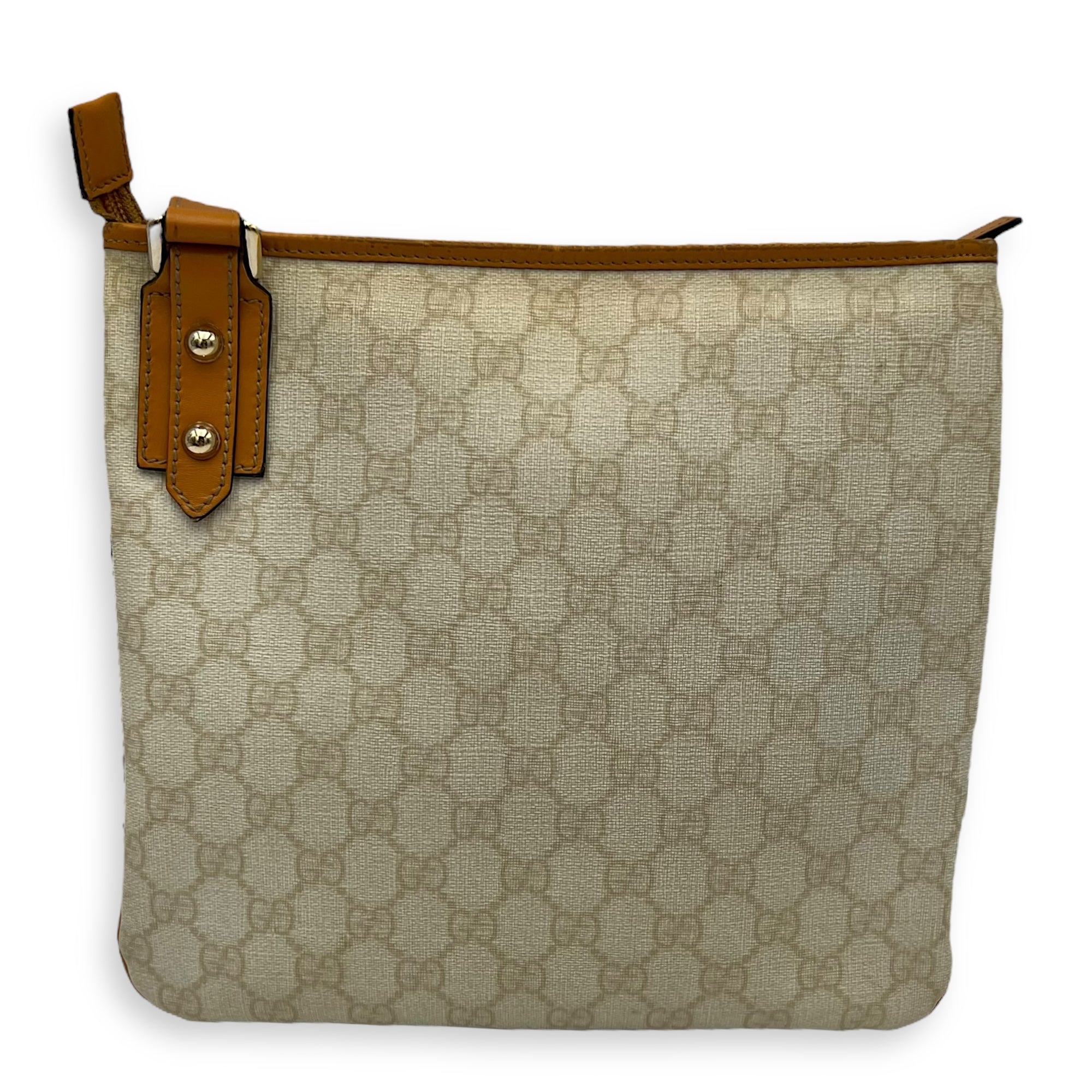 GG Crossbody Bag White in Coated Canvas