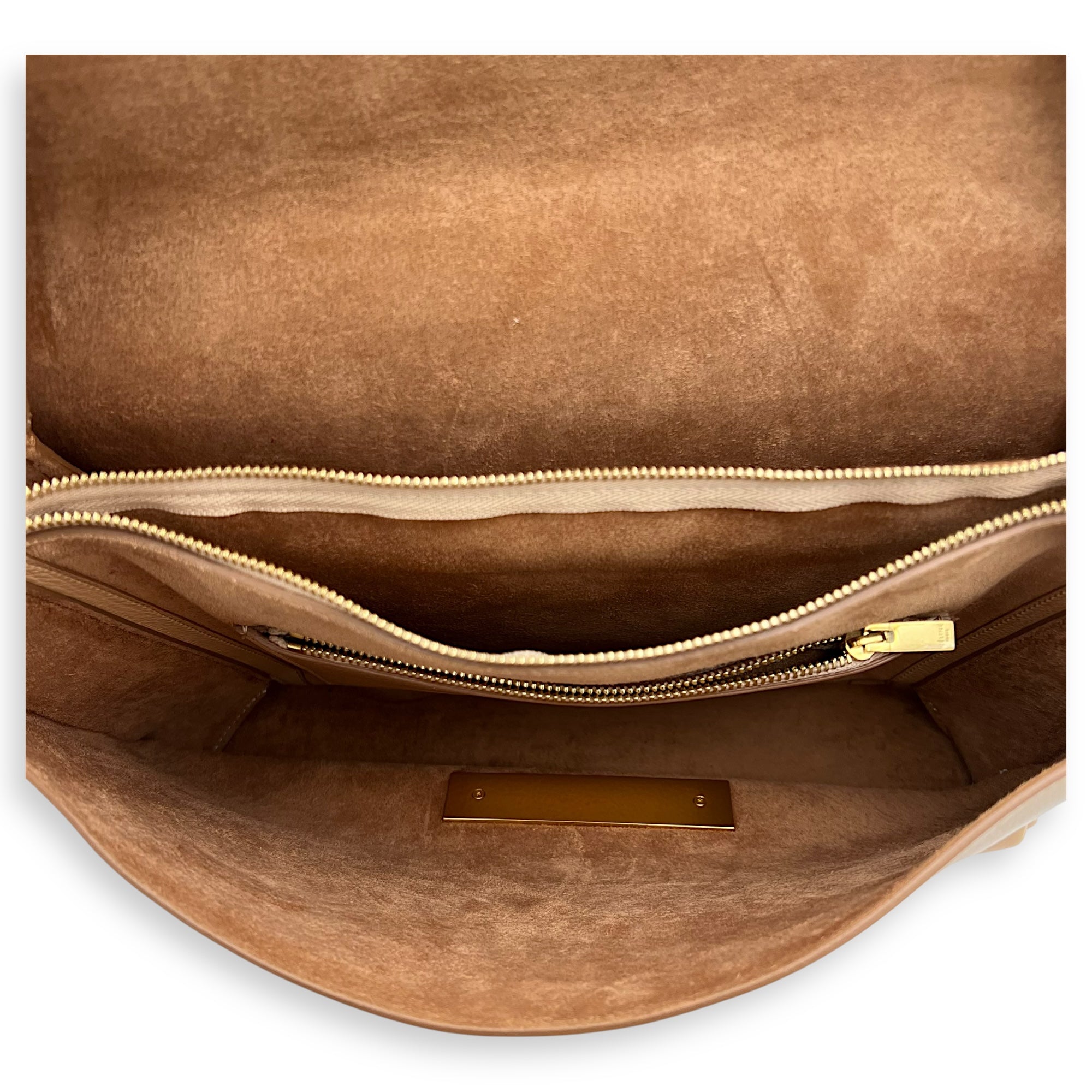 Others Shoulder Bag Beige in Calfskin, Gold hardware - Image 7