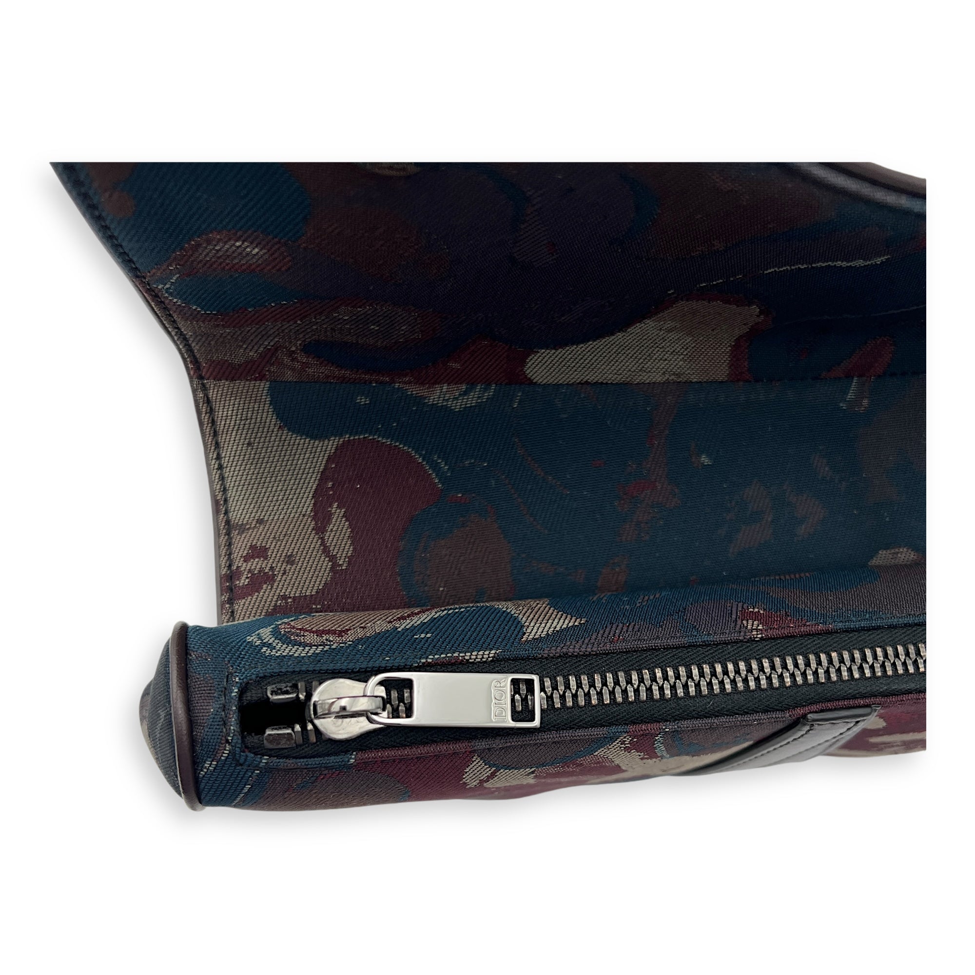 Saddle Crossbody Bag Peter Doig Collaboration in Canvas, Silver hardware - Image 11