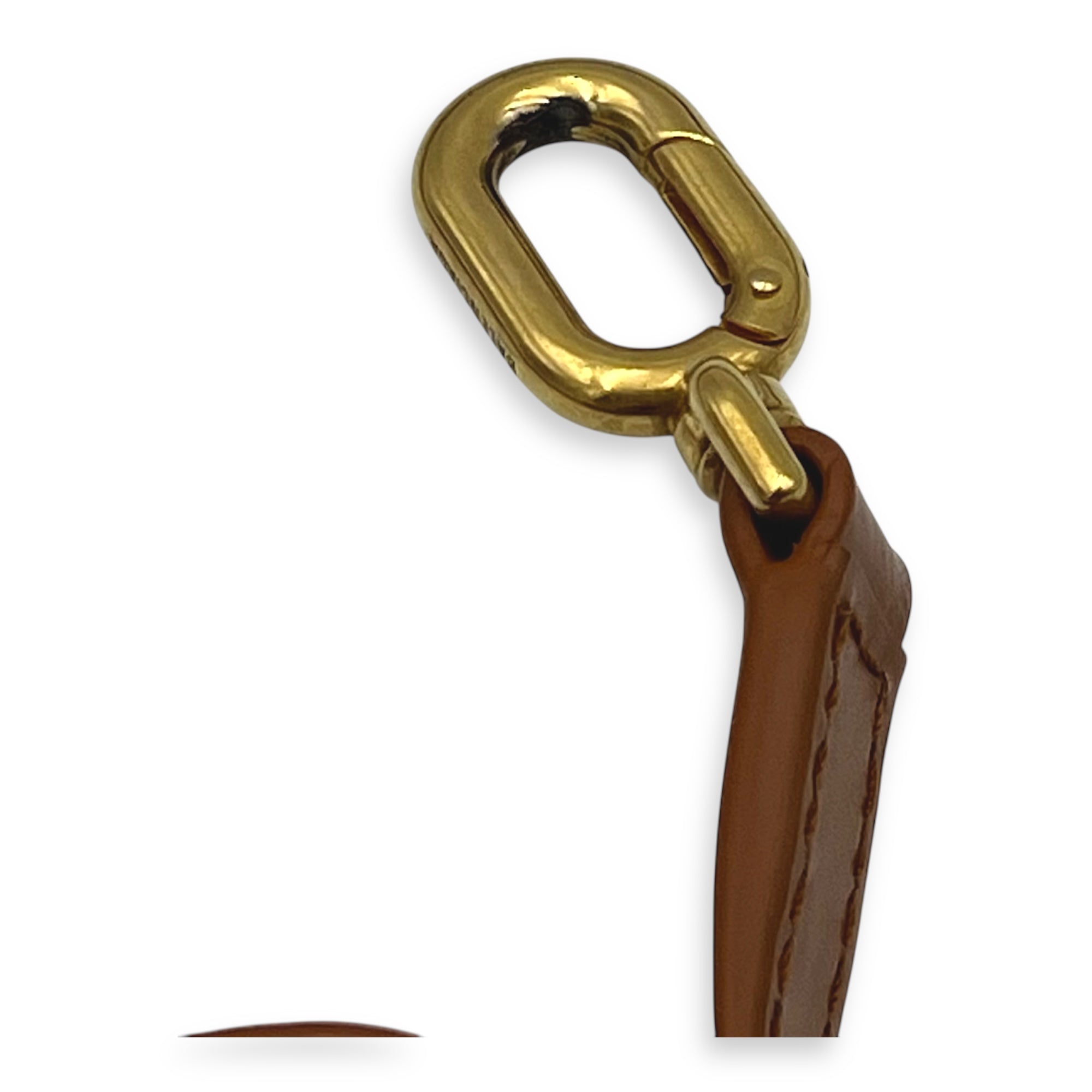 Hourglass Top Handle Bag Small Brown in Calfskin, Gold hardware - Image 18